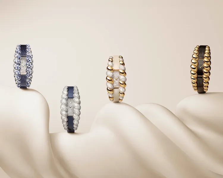 卡地亞Tressage腕錶。品牌提供