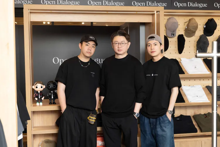 品牌策劃人Bryant （左起）、品牌總監Joe、台灣區負責人Eathan。品牌提供