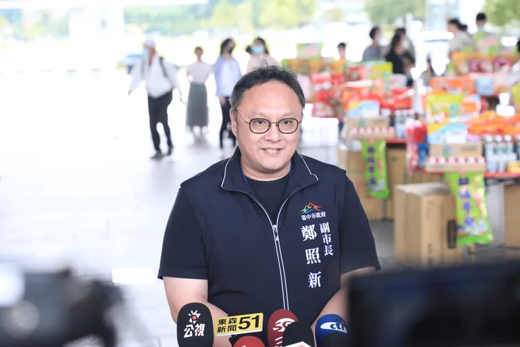 台中市副市長鄭照新。市府提供