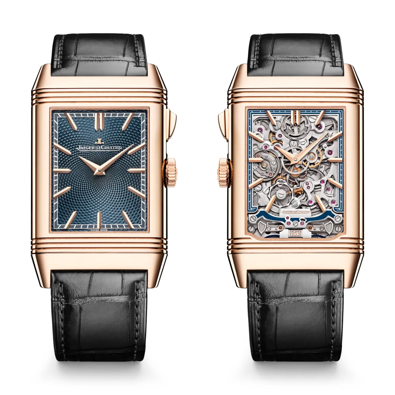 積家翻轉系列三問報時腕錶,限量30只,1040萬元。品牌提供