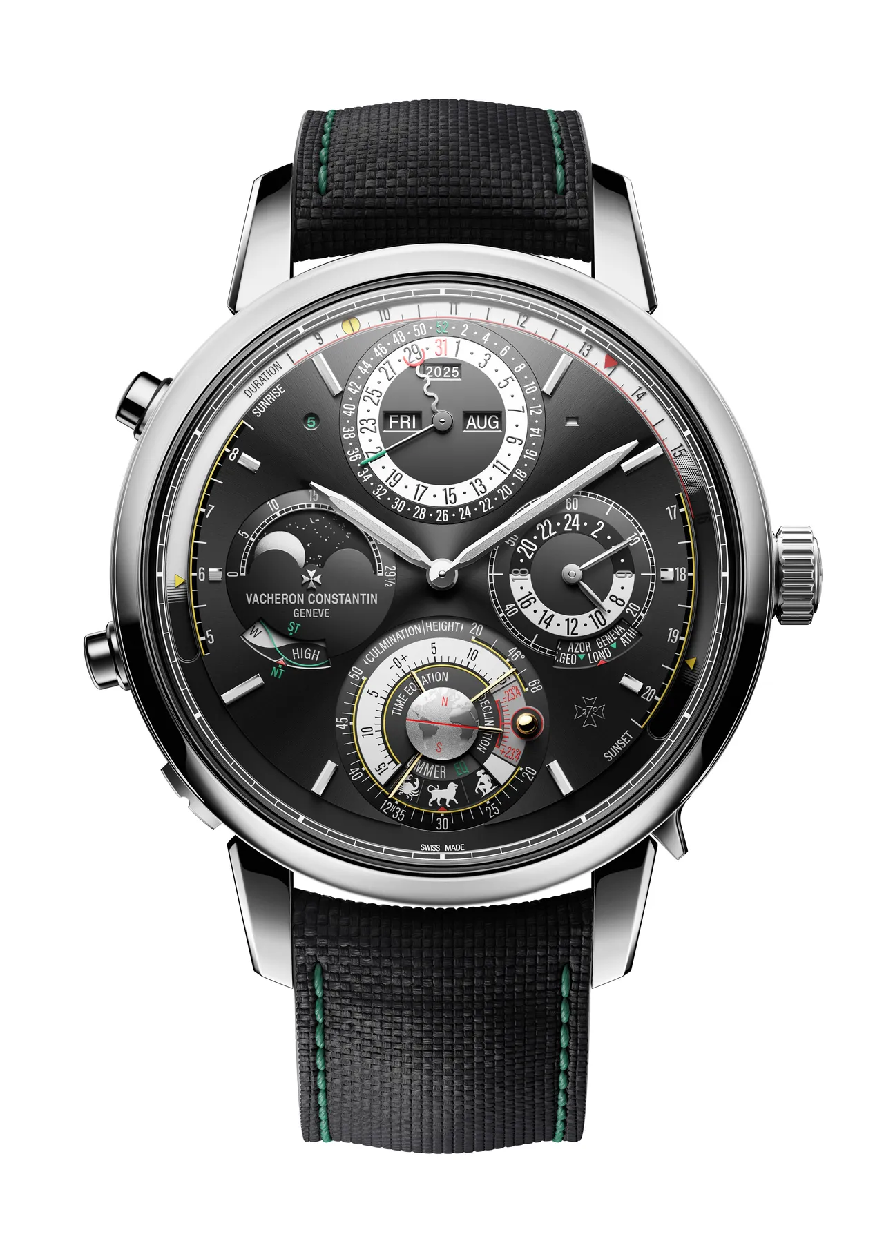 江詩丹頓閣樓工匠41項複雜功能錶。品牌提供