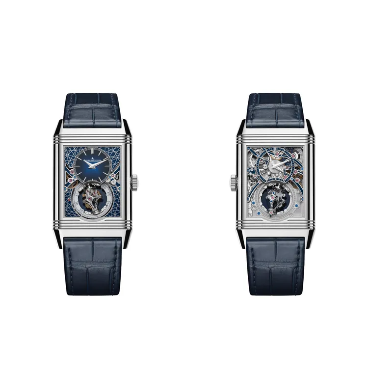 積家翻轉系列超凡複雜工藝179型機芯腕錶，限量10只，1960萬元。 品牌提供