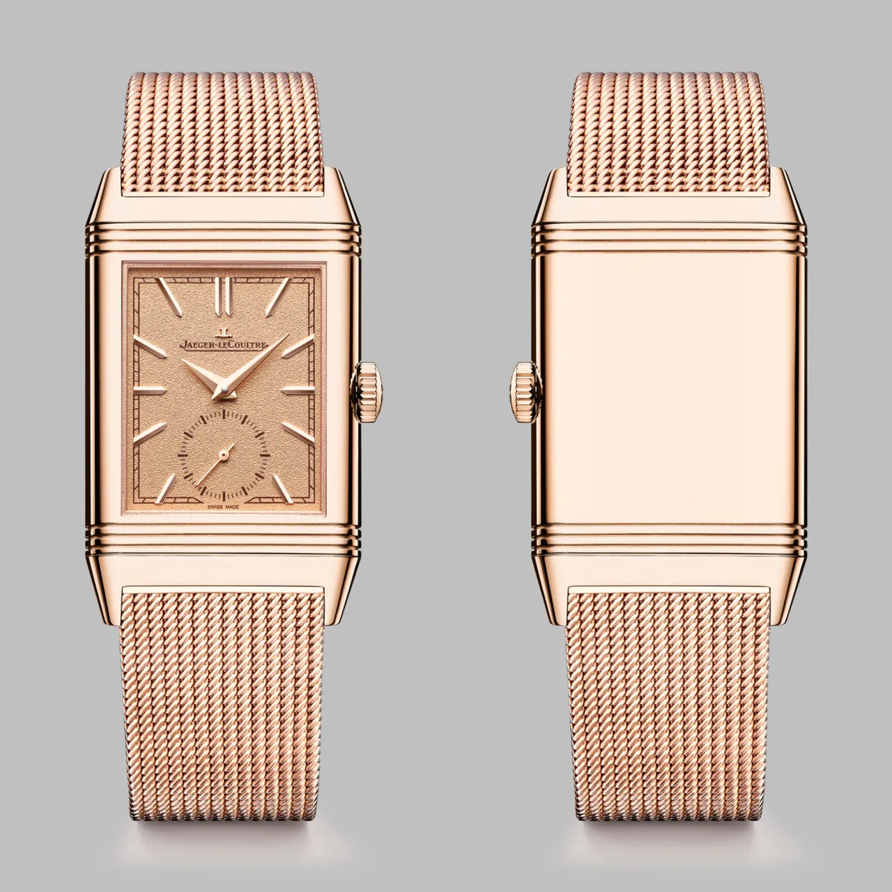 積家翻轉系列小秒針腕錶,132萬元。品牌提供