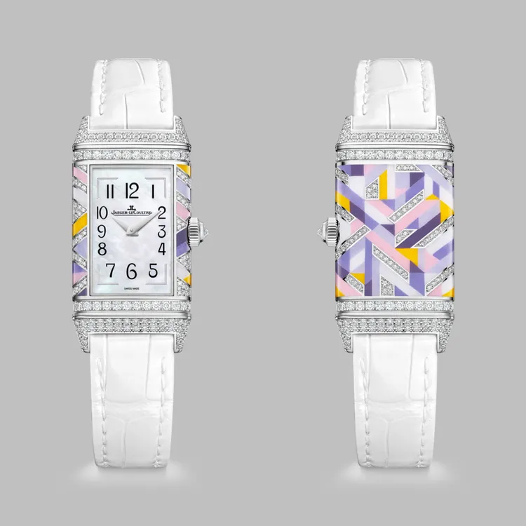 積家REVERSO ONE ‘PRECIOUS COLOURS’翻轉系列腕錶，限量10只，414萬元。品牌提供