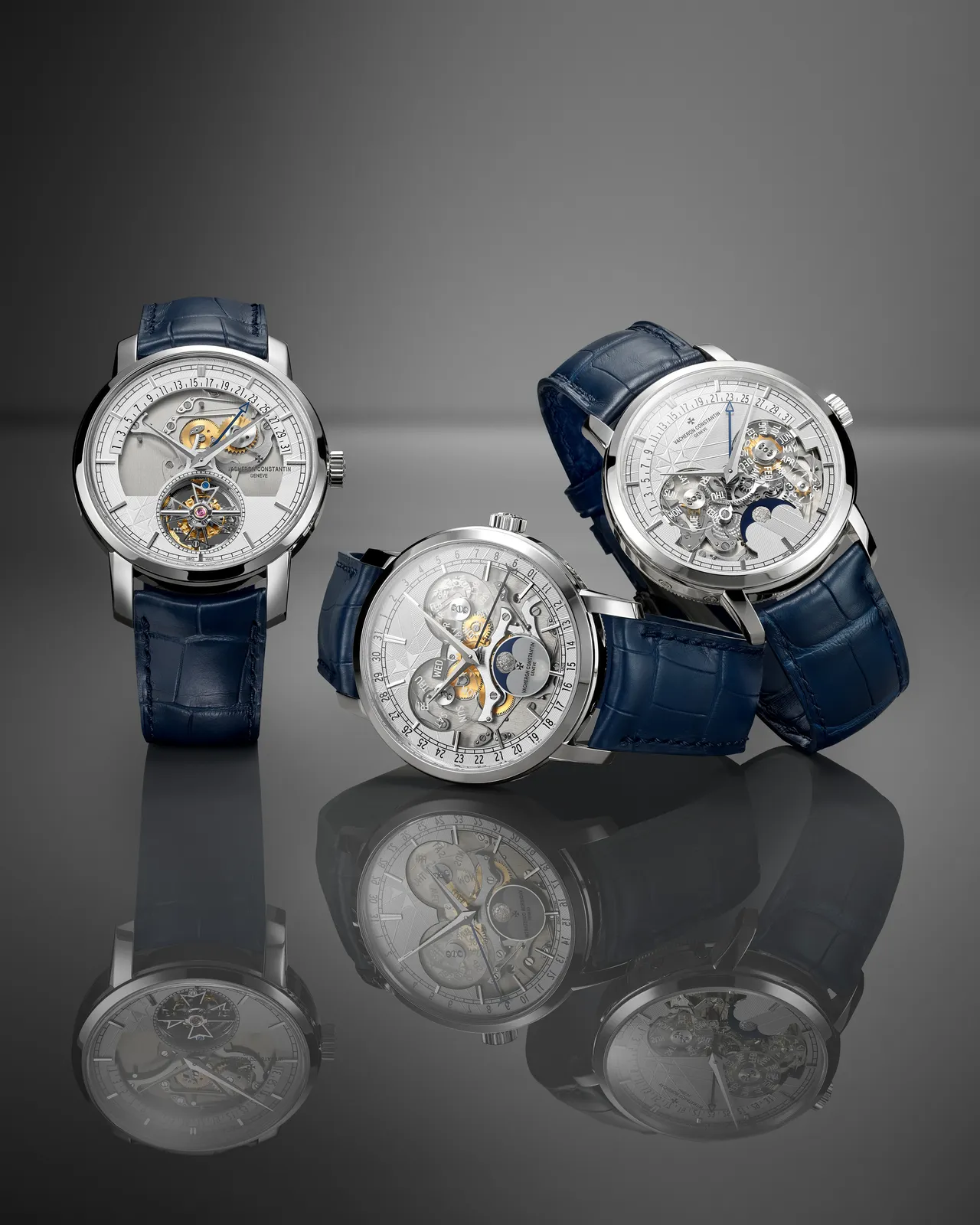 江詩丹頓三款致敬品牌歷史的TRADITIONNELLE鏤雕腕錶。品牌提供