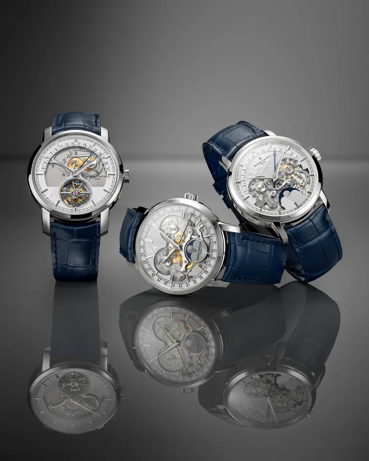 江詩丹頓三款致敬品牌歷史的TRADITIONNELLE鏤雕腕錶。品牌提供