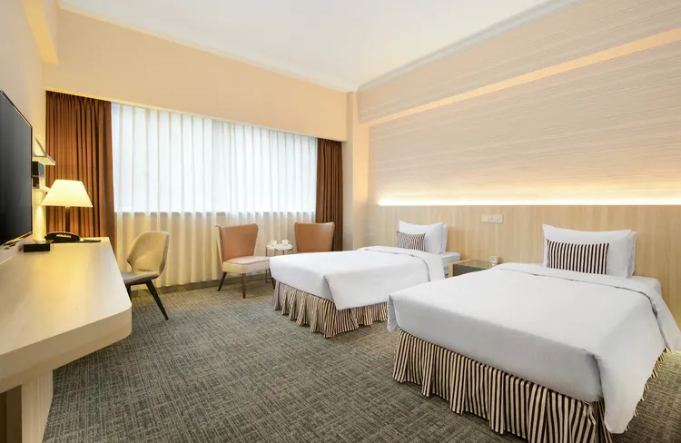 台北凱撒大飯店推「大小孩兒童月 童趣藝文假期」，入住精緻客房每晚3149元起，獨享多重禮遇。台北凱撒大飯店提供