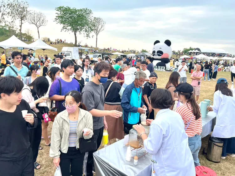 雲嘉南風管處找來5家咖啡業者助陣森活節，人氣很旺。雲嘉南風管處提供