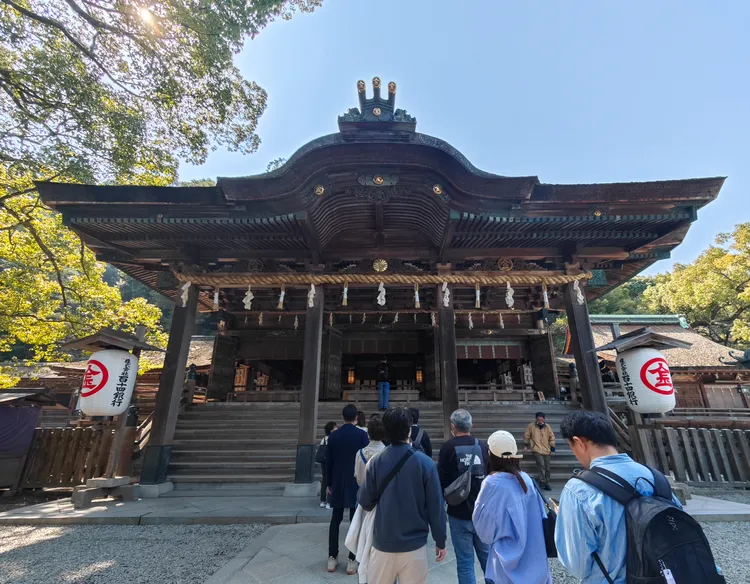 莊嚴的金刀比羅宮御本宮。田欣雲攝影