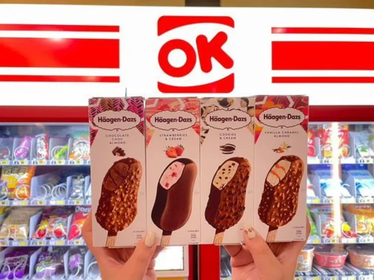 今（11日）起至4月15日推出哈根達斯雪糕買4送4優惠。OKmart提供