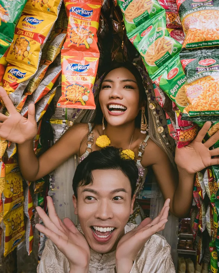 「小象愛出門」的婚紗照拍得很有異國風情。翻攝「小象愛出門」IG