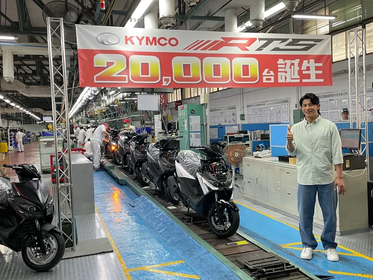 KYMCO表示與陳傑憲合作，成功吸引大量年輕族群的認同與支持。林浩昇攝