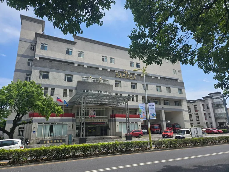花蓮縣消防局外觀。李光濱攝