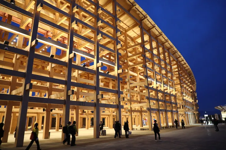 大屋頂環。中央社