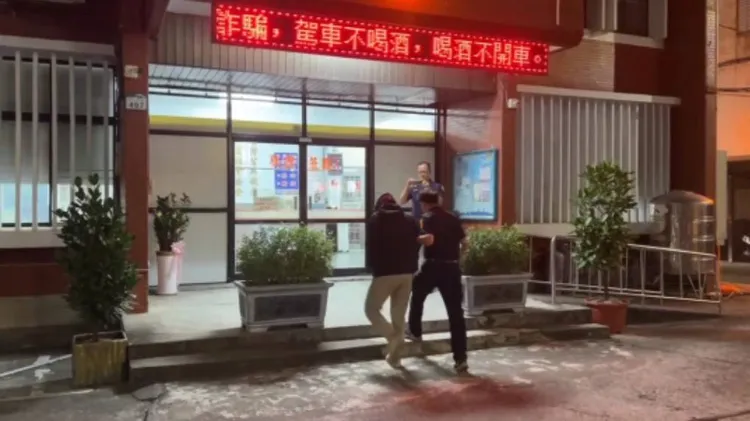 李姓騎士被傳喚到案。翻攝畫面