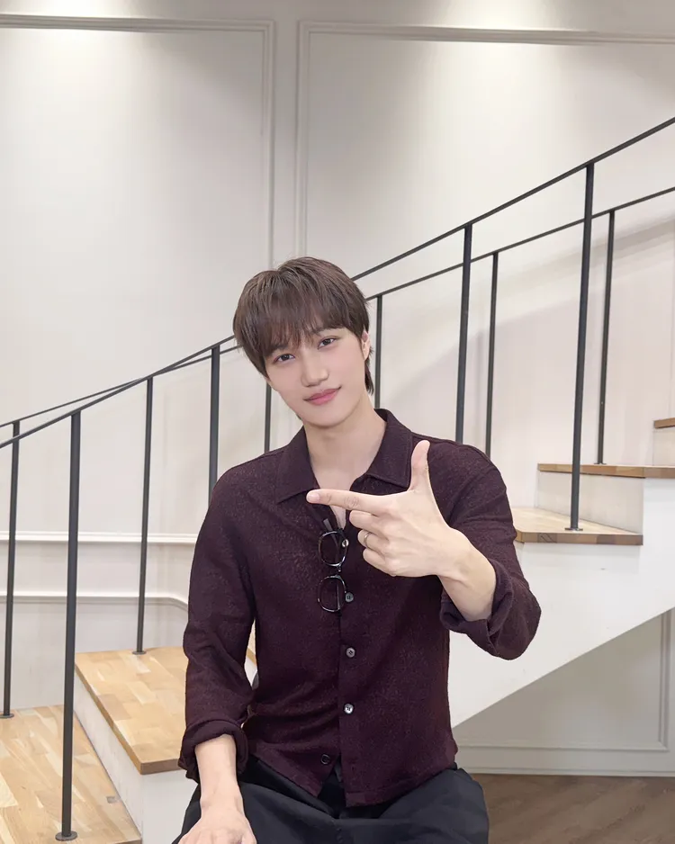 KAI期待來台吃餃子和擔擔麵。SM Entertainment提供