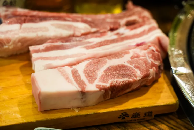 濟州島的黑豬肉遠近馳名。田欣雲攝