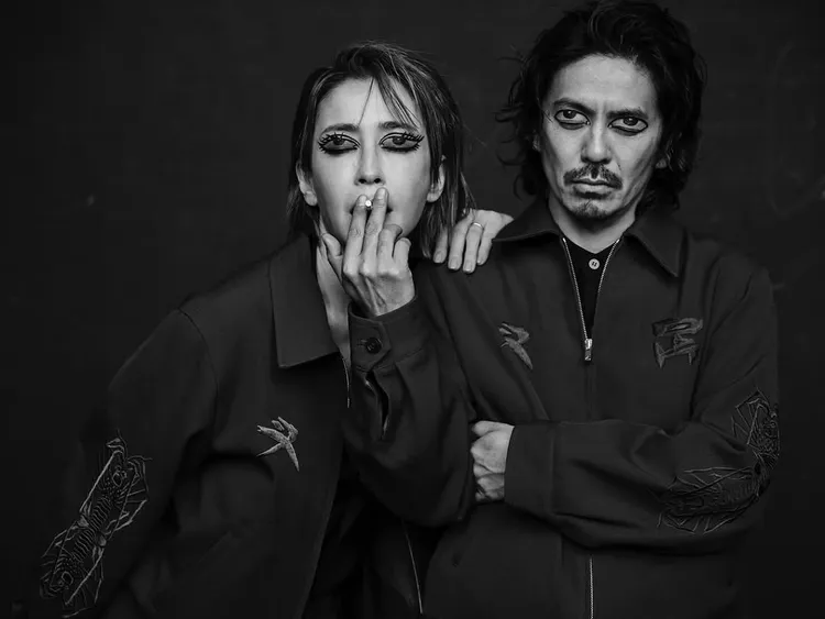 宮澤理惠特別喜愛這張照片，她嘴裡是糖果不是香菸。翻攝WILDSIDE YOHJI YAMAMOTO IG