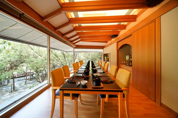 日勝生加賀屋天翔廳包廂。業者提供