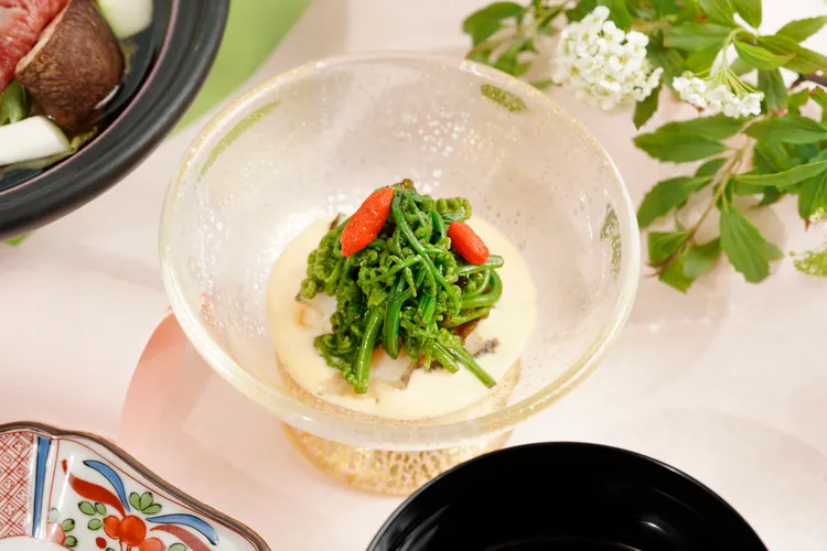 前菜「過貓 鹹蛋」。業者提供