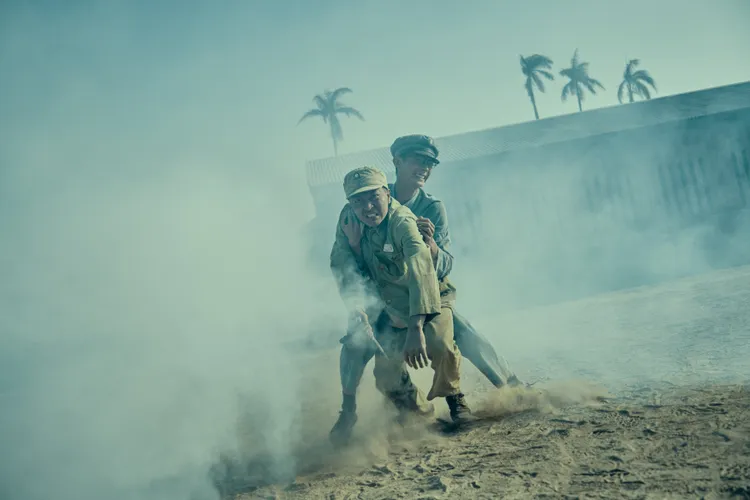 黃河與劉承恩激烈動作戲情勢一觸即發。客台提供