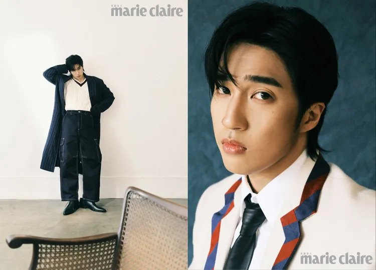 婁峻碩拍攝《Marie Claire美麗佳人》封面。《Marie Claire美麗佳人》國際中文版提供