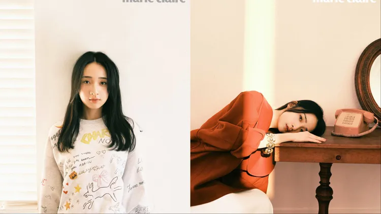 李沐拍攝《Marie Claire美麗佳人》封面。《Marie Claire美麗佳人》國際中文版提供