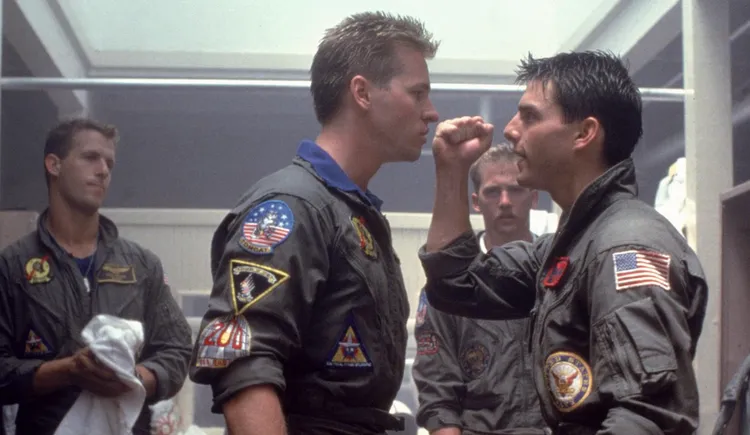 湯姆克魯斯和方基墨合作《捍衛戰士》。翻攝IMDb