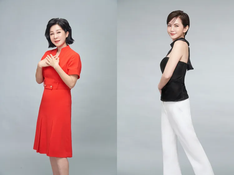 吳淡如與簡沛恩師姐妹聯手代言美體保健食品，合體拍攝代言廣告。(你滋美得照片提供)。你滋美得提供