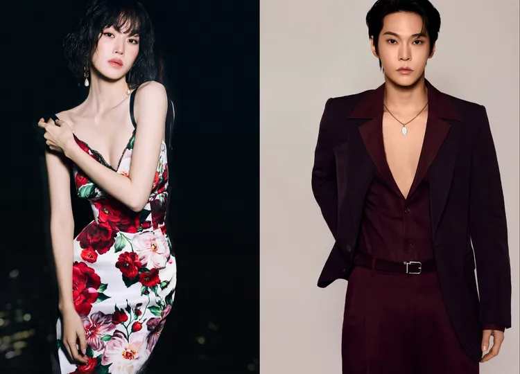 品牌大使文佳煐（左）與韓團NCT成員道英（右）搶先演繹2025春夏系列。品牌提供