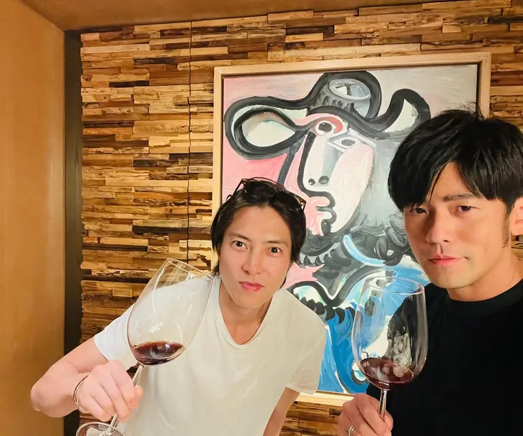 山下智久和周杰倫好交情引發關注。翻攝山下智久IG