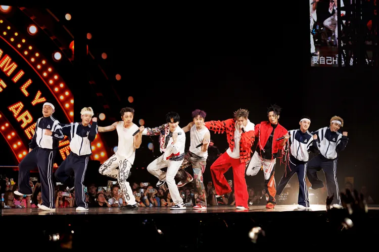 Energy大展唱跳功力，炒熱全場氣氛。圖／相信音樂提供