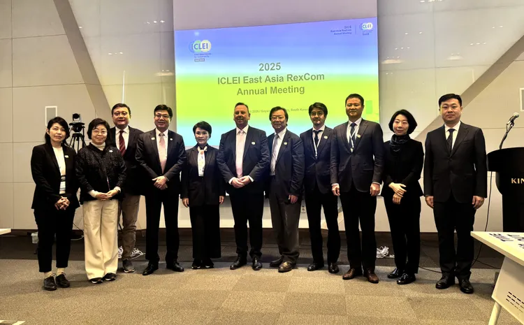 今年ICLEI全球執委會自4月14日於韓國高陽市揭幕，展開為期3日的執委會及高階議題會議，新北市副市長劉和然以觀察員身份受邀與會。環保局提供