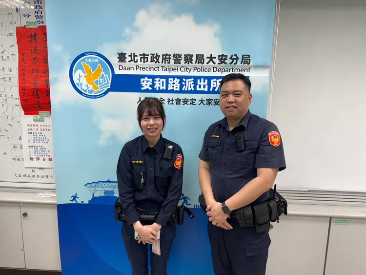 大安分局安和路派出警員張又心、徐毓廷趕赴現場，並以相關案例解說，說服周姓民眾斬斷這場孽緣。警方提供