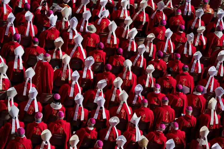 教宗方濟各葬禮現場。路透