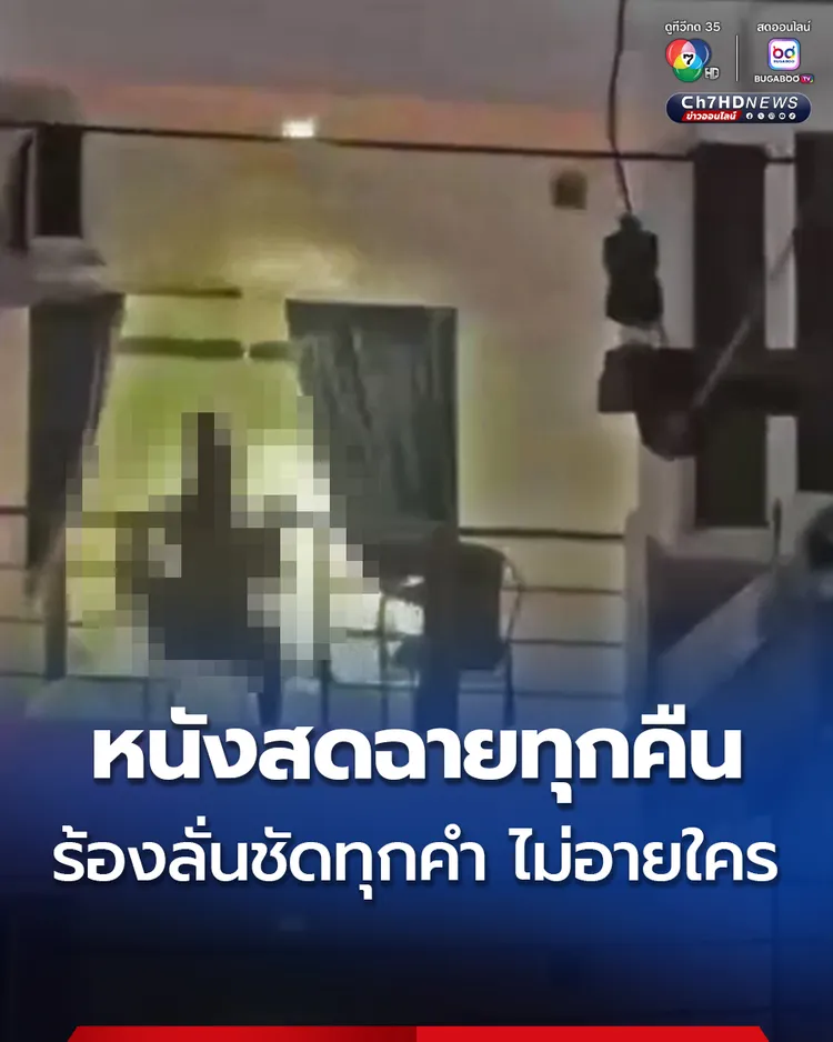 一對國外情侶連4晚打開窗簾激戰，讓居民不堪其擾報警。翻攝自CH7