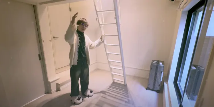 Ryu的新家格局有點奇妙。翻攝RyuuuuTV