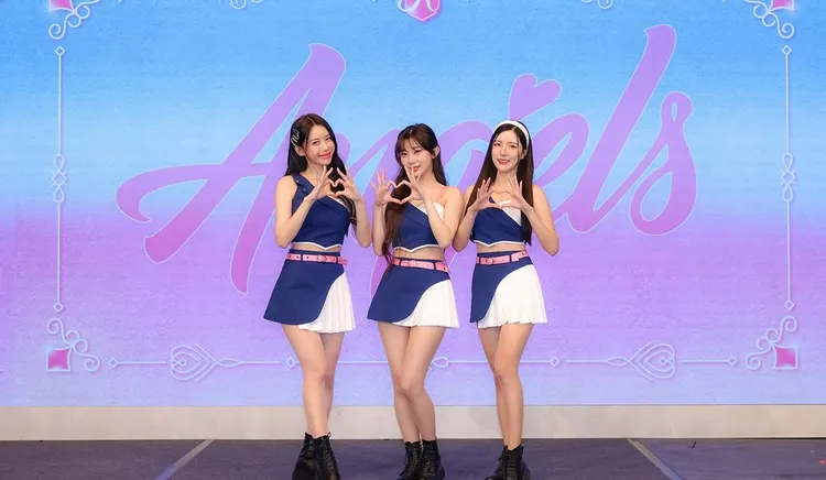 Fubon Angels成員李雅英（左起）、李珠珢、南珉貞。翻攝自Fubon Angels官方IG