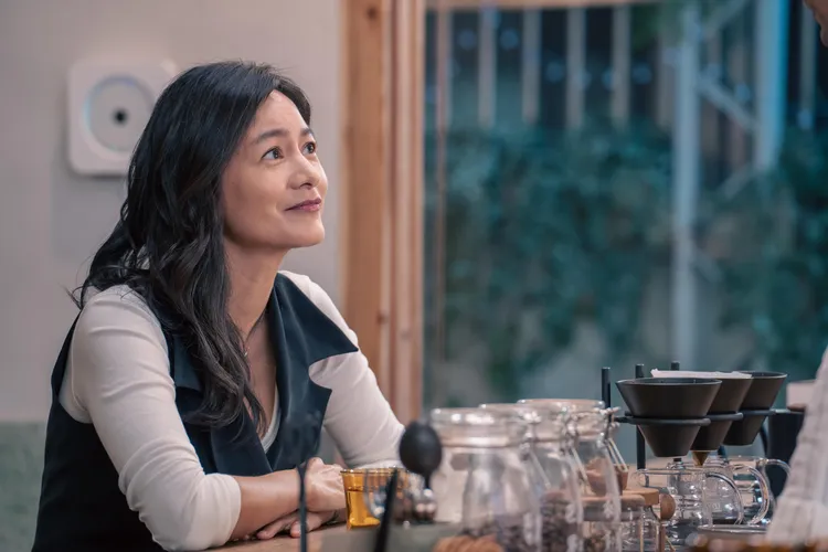 Janet謝怡芬戲外最喜歡老公泡的咖啡。甲普國際媒體提供