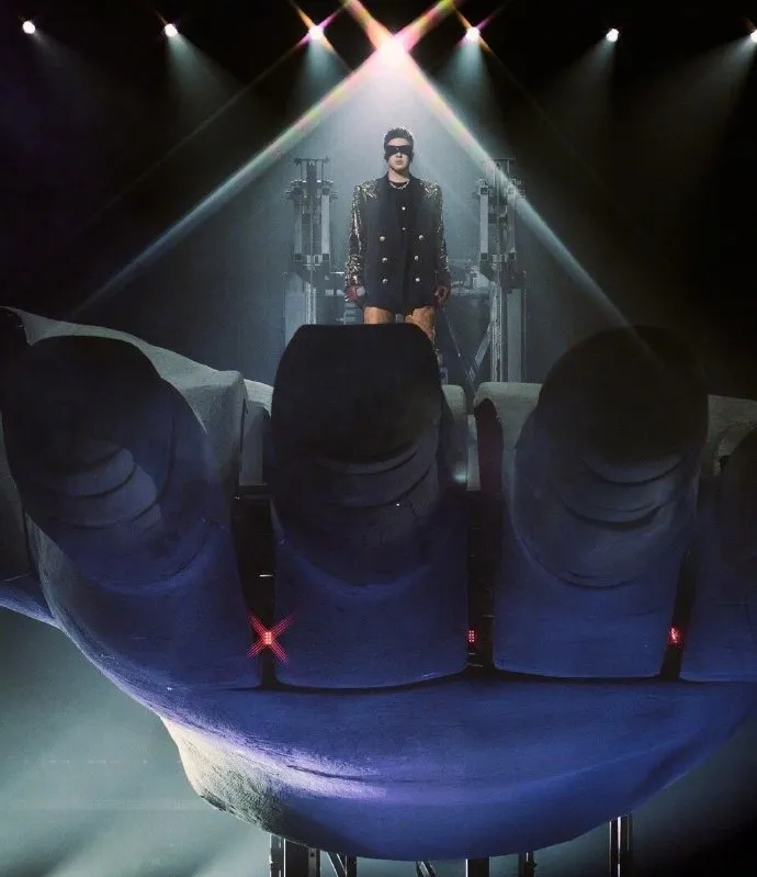 潘瑋柏演唱會氣勢十足。翻攝潘瑋柏微博