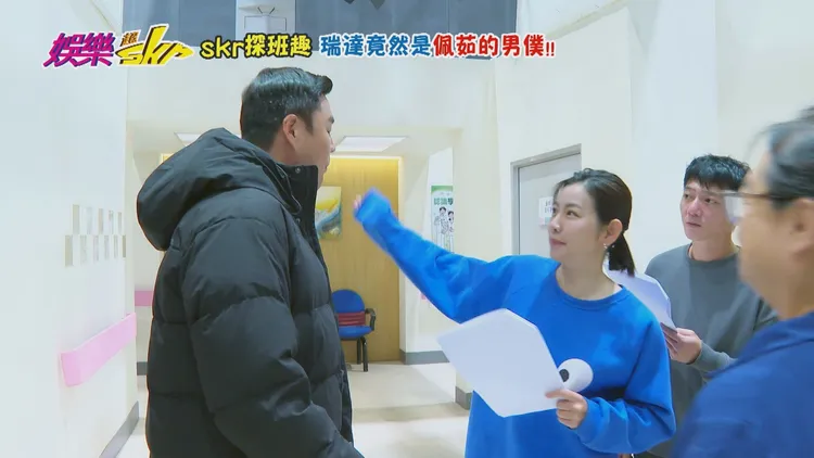 米可白排練打劉至翰巴掌。民視提供