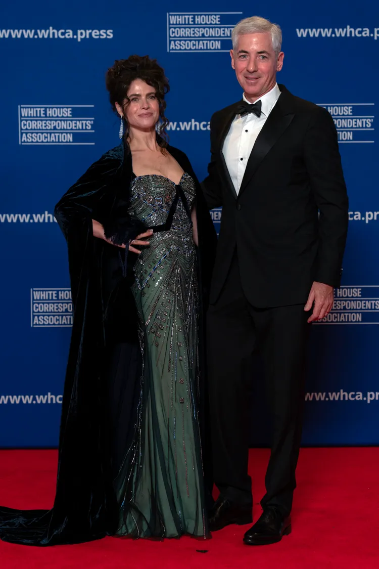 川普的大金主與重量級支持者艾克曼（右）是避險基金億萬富豪。美聯社