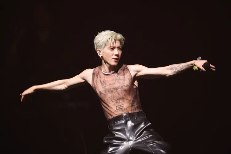 畢書盡為演唱會備戰5個月，操出猛肌。彭欣偉攝