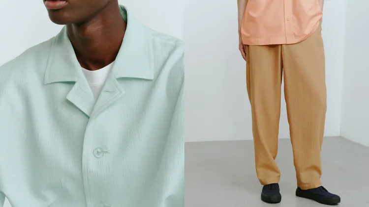 《LUCID》系列採用品牌全新開發的結構性蛋白質材質製作，呈現出輕盈帶有半透明質感。品牌提供