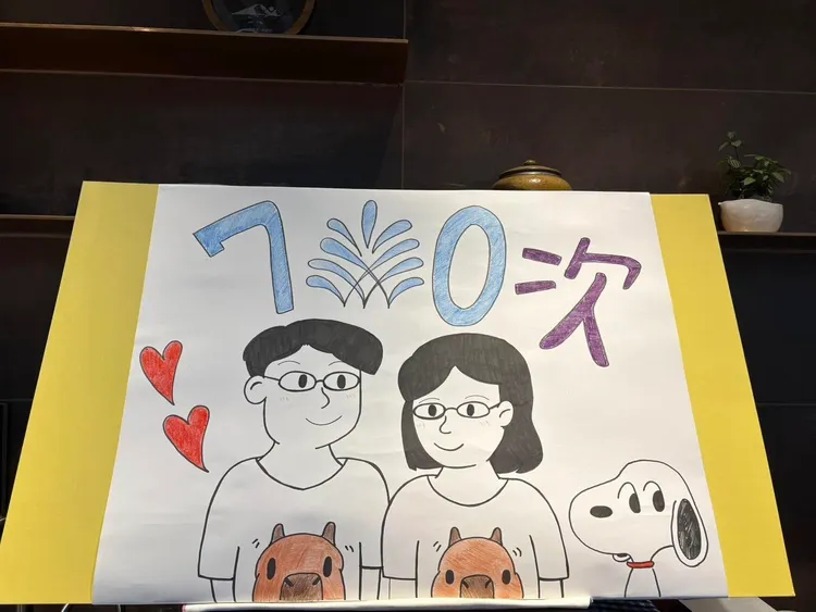 圖為飯店業者給予入住700次的旅客感謝卡。翻攝自礁溪老爺酒店臉書