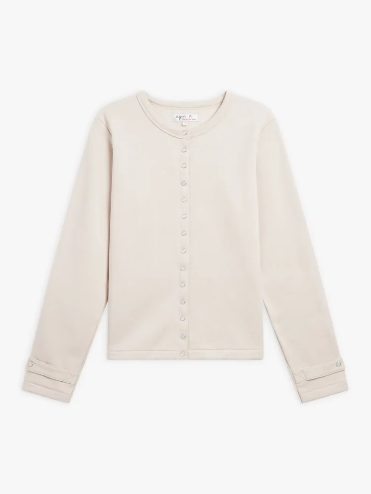 agnès b. Snap Cardigan 「Rosana」，8580元。品牌提供