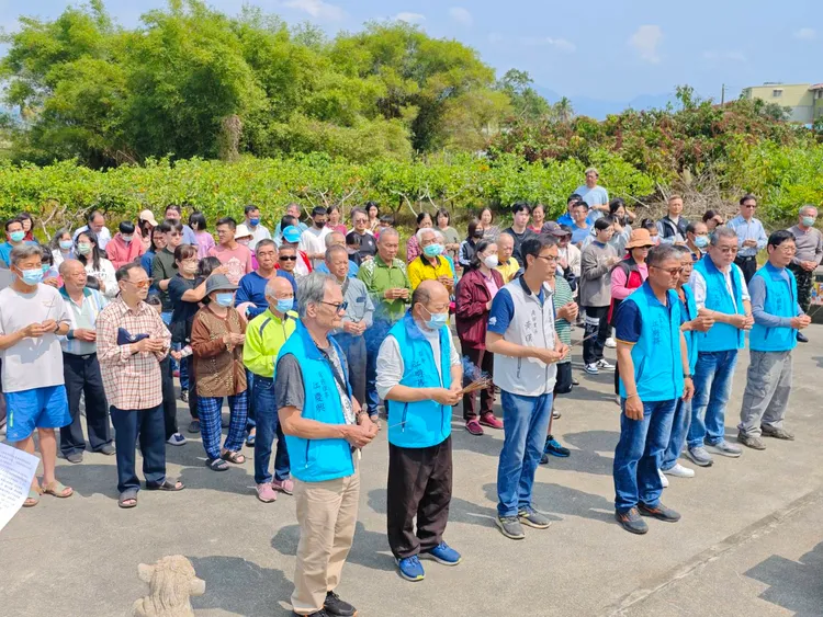 今年清明祭祖輪到四房主辦，從19世到24世都有。民眾提供