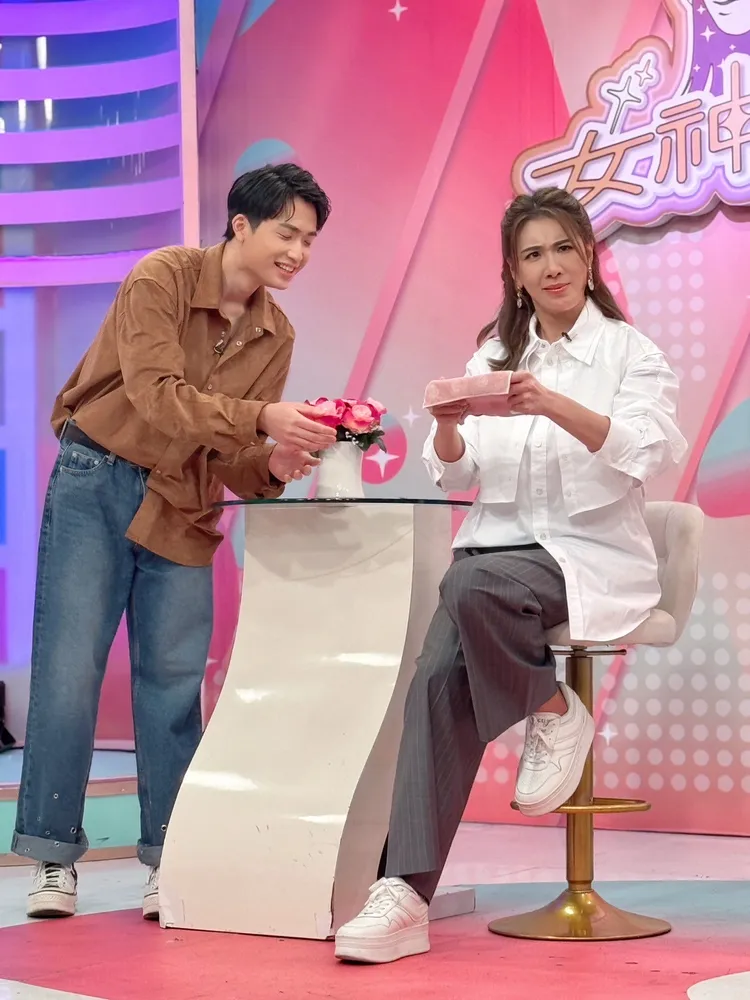 小禎喊話爸爸胡瓜來做時尚大變身。三立提供