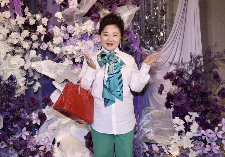 白冰冰日前盛裝出席賴慧如婚宴。莊宗達攝