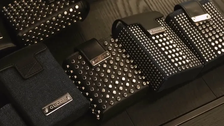 GUCCI首次製作耳機接受器皮套。翻攝謝霆鋒IG